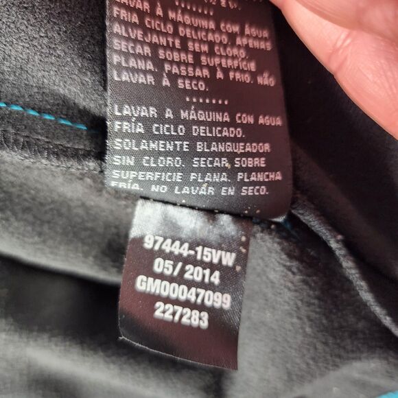 Harley-Davidson Miss Enthusiast Jacket XS Blue Black Soft Shell Hoodie Motorcycl - Picture 7 of 12